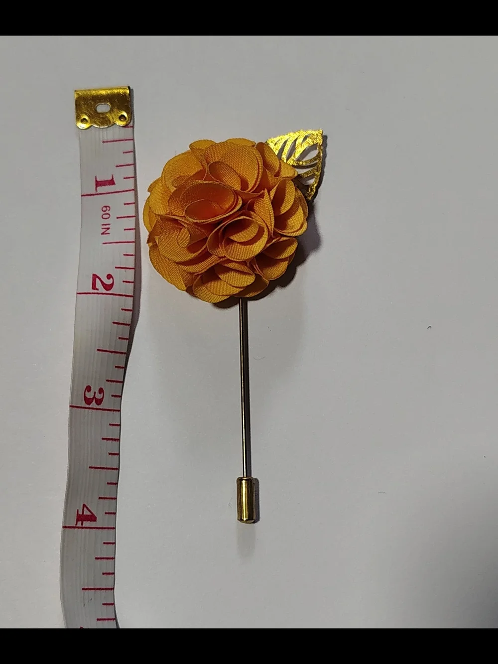 Men's Chic Handmade Fabric Flower Lapel Pin